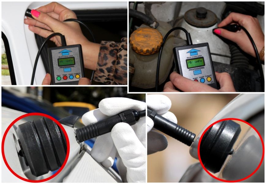 Electronic thickness gauge