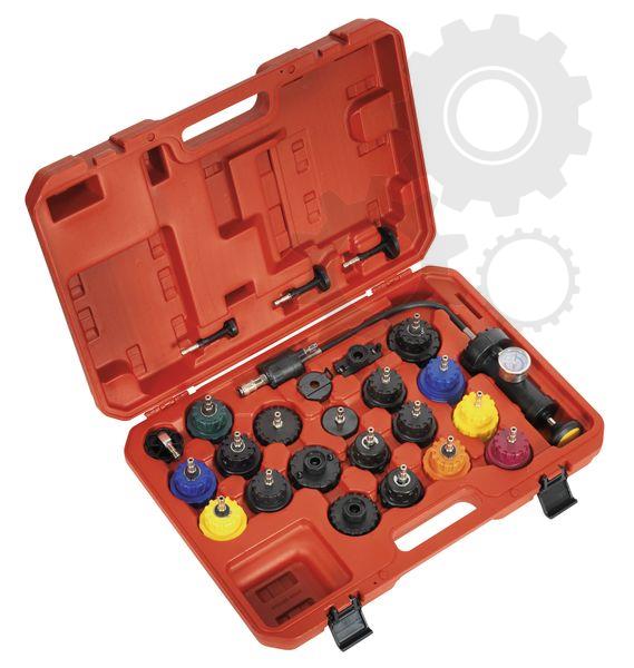 Set for cooling system tightness check