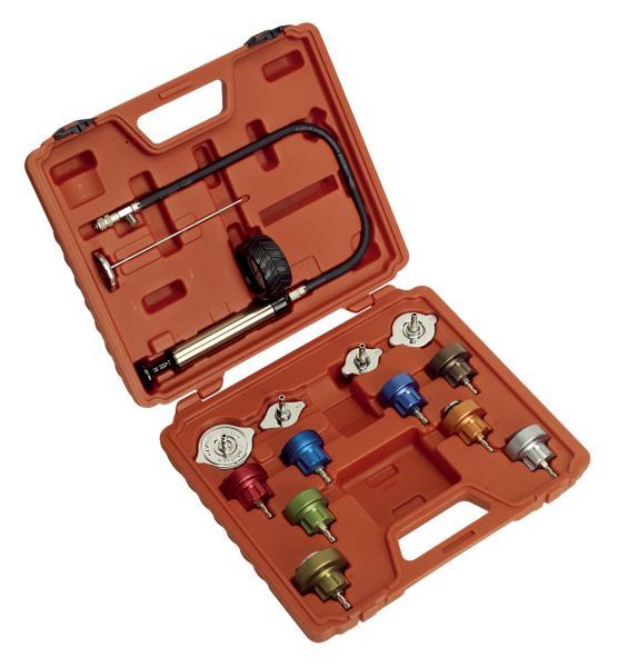 Tool for leak testing the cooling system