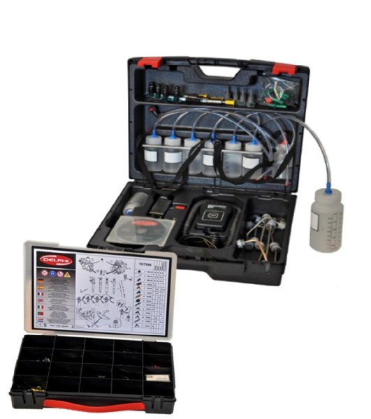 Set for diagnosis of diesel pumps and injectors