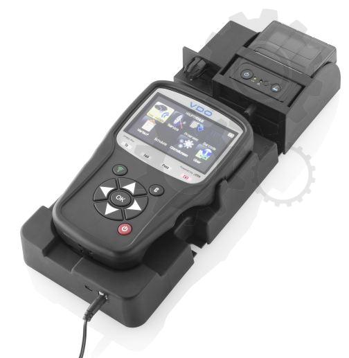 Standalone device for servicing tire pressure sensors