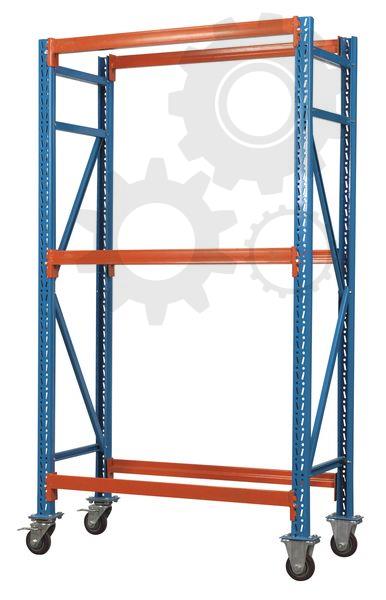 Two-level mobile rack for tires