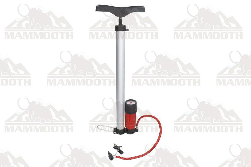 Aluminum post pump with pressure gauge