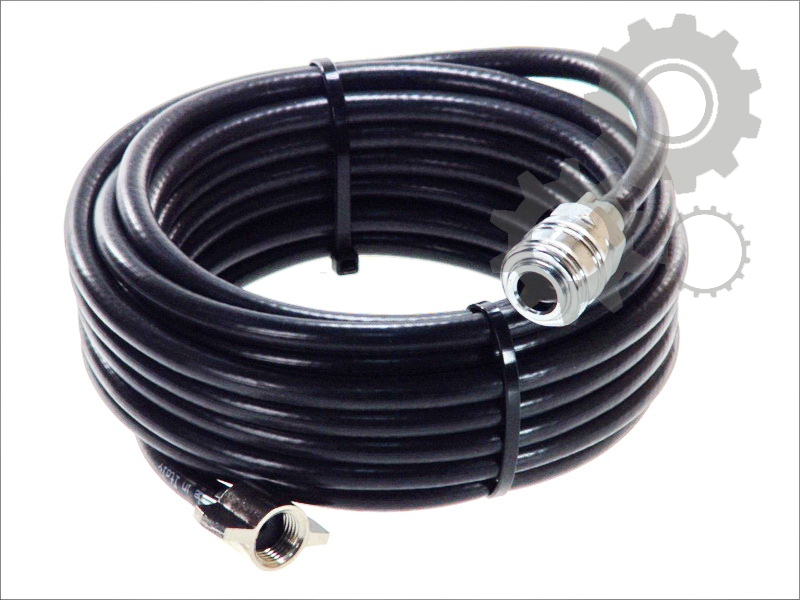 Tire inflation hose with quick coupling