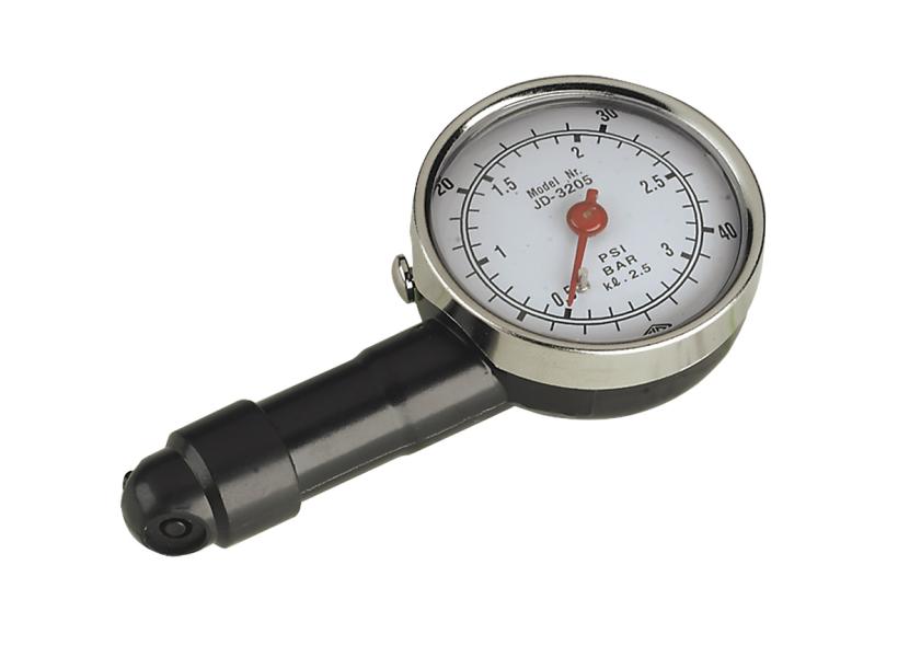 Tool for checking tire pressure