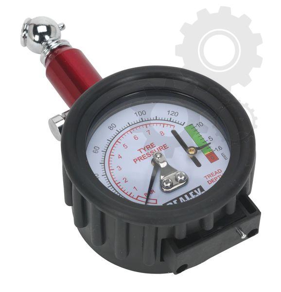 Tool for checking tire pressure