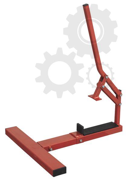 Nailing device for motorcycle tires