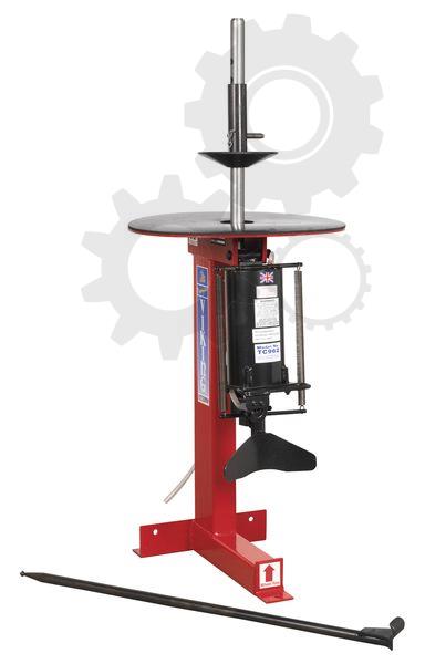 Tyre changer for wheels