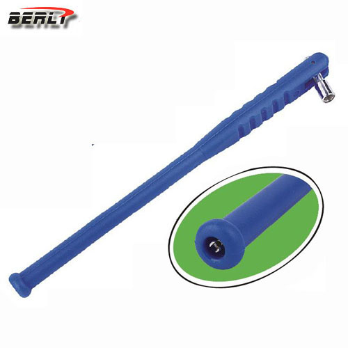 Lever for inserting plastic valves