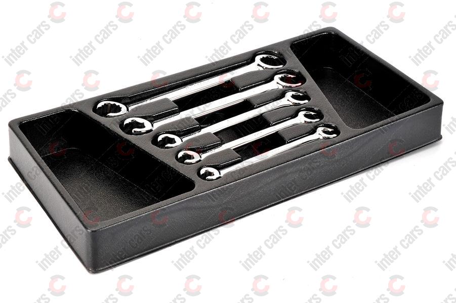 Key set of open wrenches