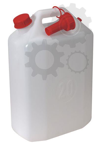 Water tank with funnel